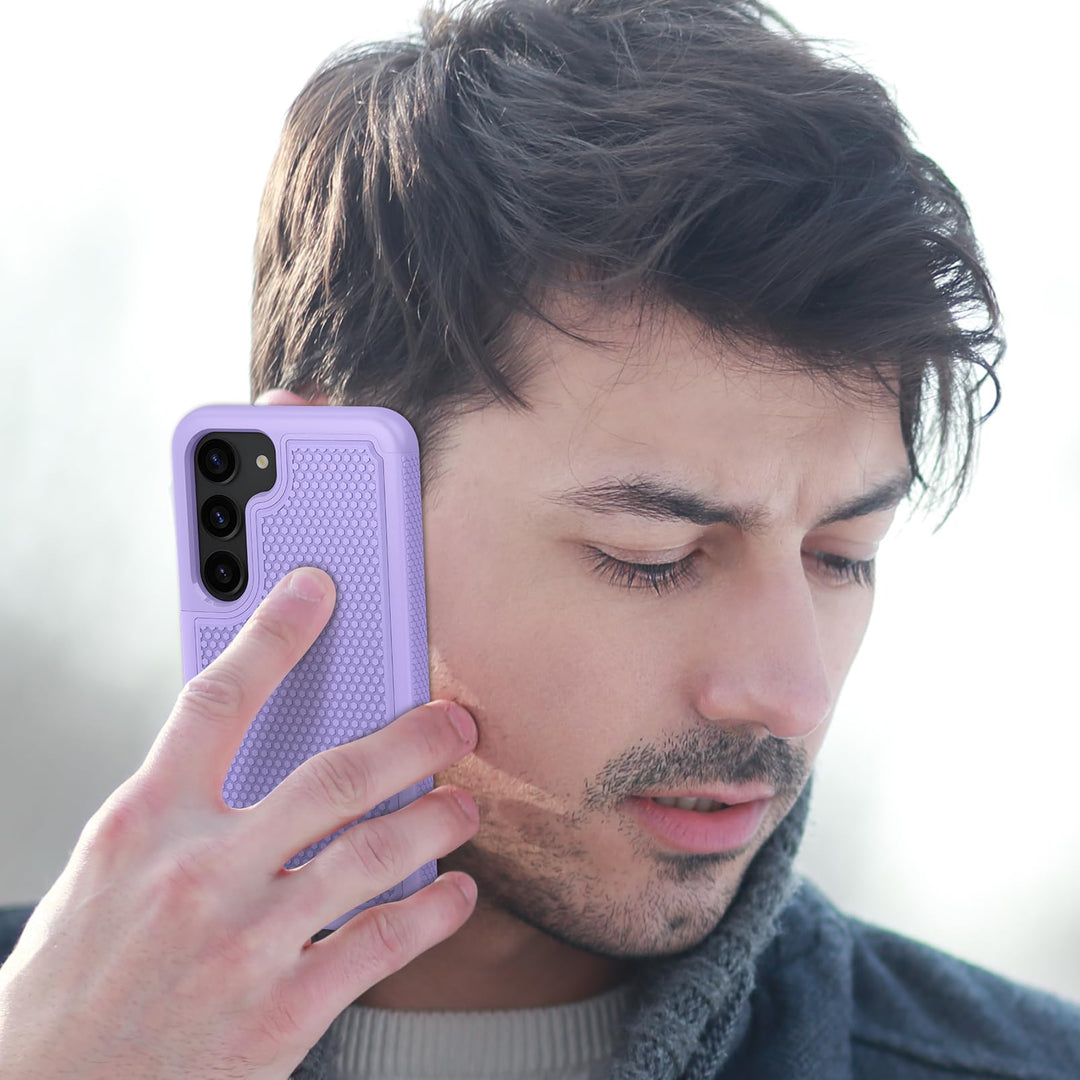 FNTCASE Rugged Shield for Galaxy S23 - Black Matte - DOKUTRONIX