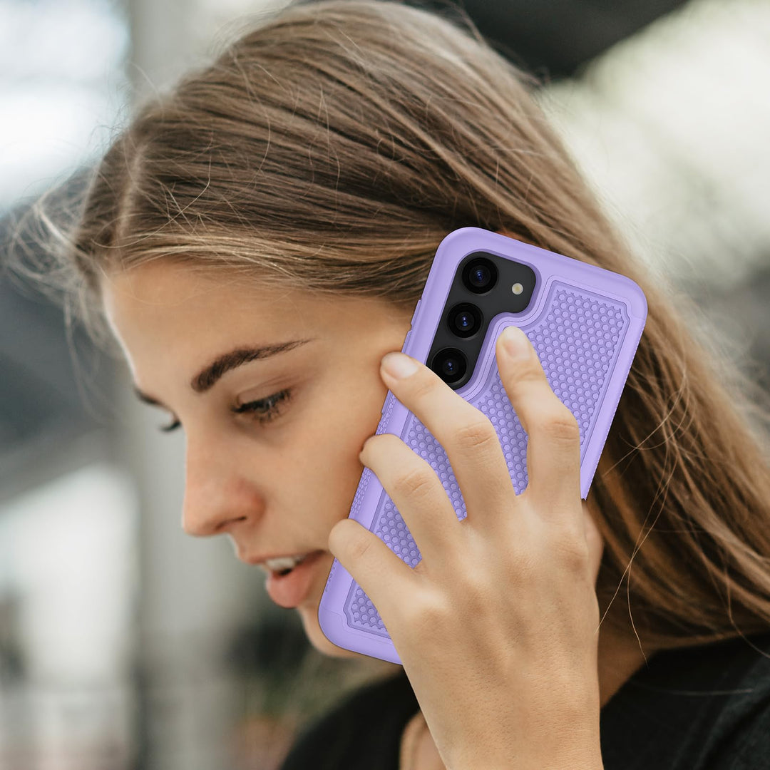 FNTCASE Rugged Shield for Galaxy S23 - Black Matte - DOKUTRONIX