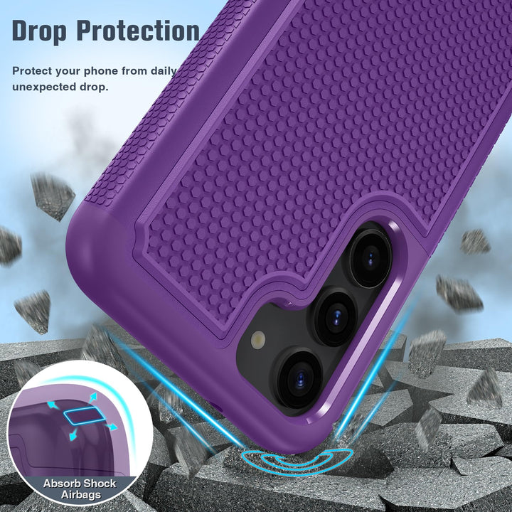 FNTCASE Rugged Shield for Galaxy S23 - Black Matte - DOKUTRONIX