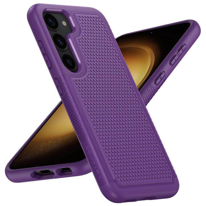 FNTCASE Rugged Shield for Galaxy S23 - Black Matte - DOKUTRONIX