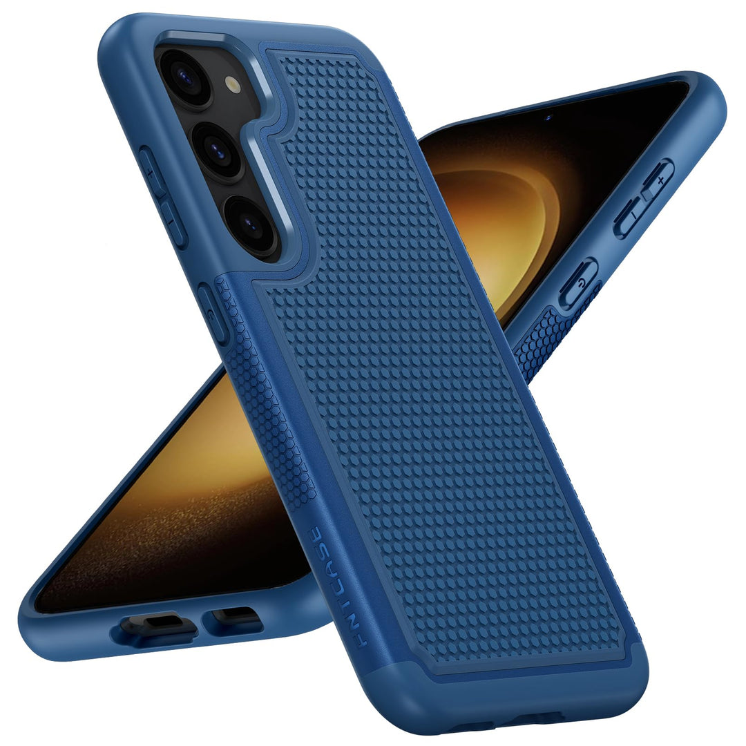 FNTCASE Rugged Shield for Galaxy S23 - Black Matte - DOKUTRONIX