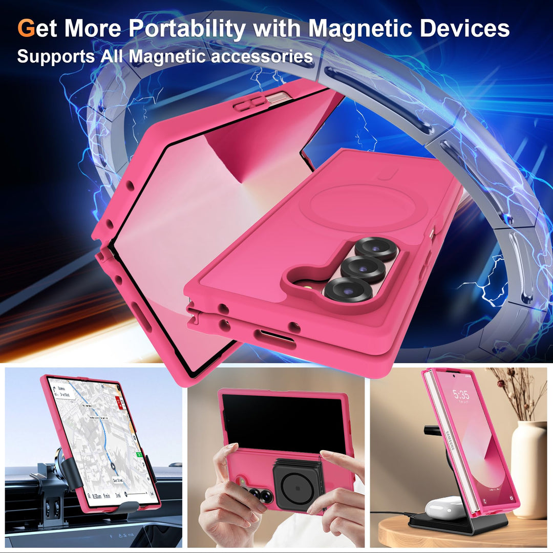 FoldTech Clear MagCase for Samsung Z6 - DOKUTRONIX