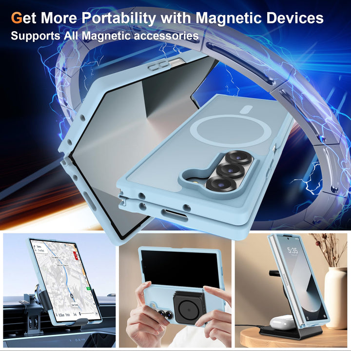 FoldTech Clear MagCase for Samsung Z6 - DOKUTRONIX