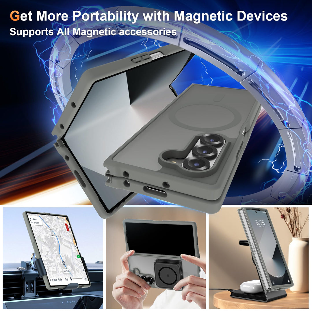 FoldTech Clear MagCase for Samsung Z6 - DOKUTRONIX