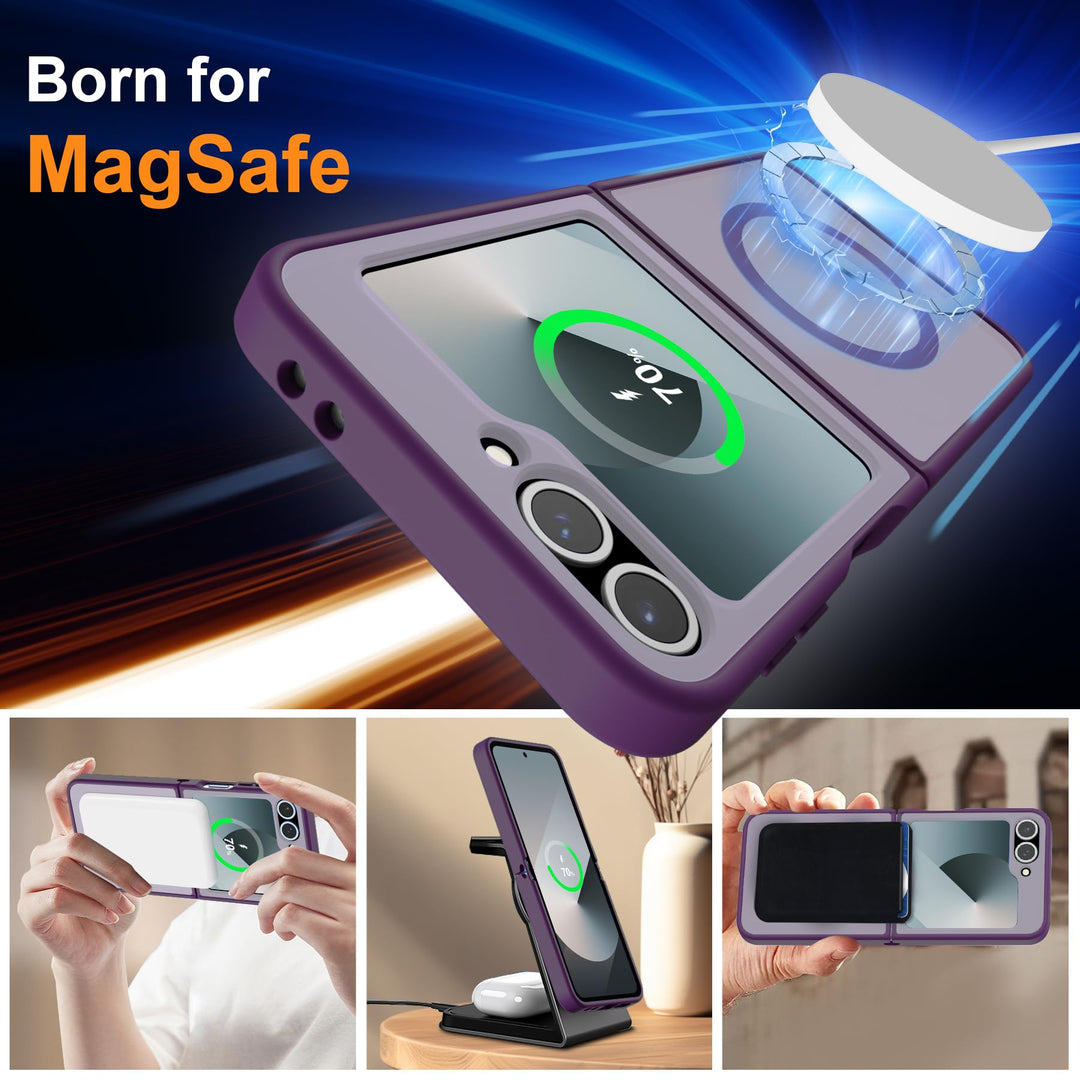 FoldTech Clear MagCase for Samsung Z6 - DOKUTRONIX