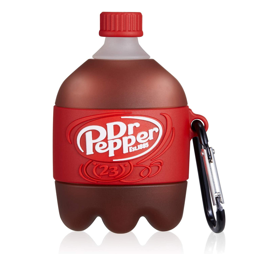 Kawaii Dr Pepper Silicone AirPods Case - DOKUTRONIX