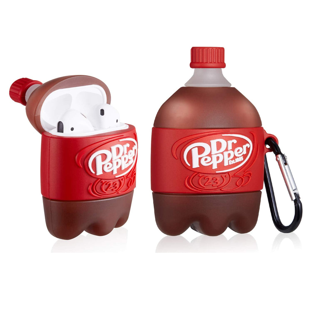 Kawaii Dr Pepper Silicone AirPods Case - DOKUTRONIX
