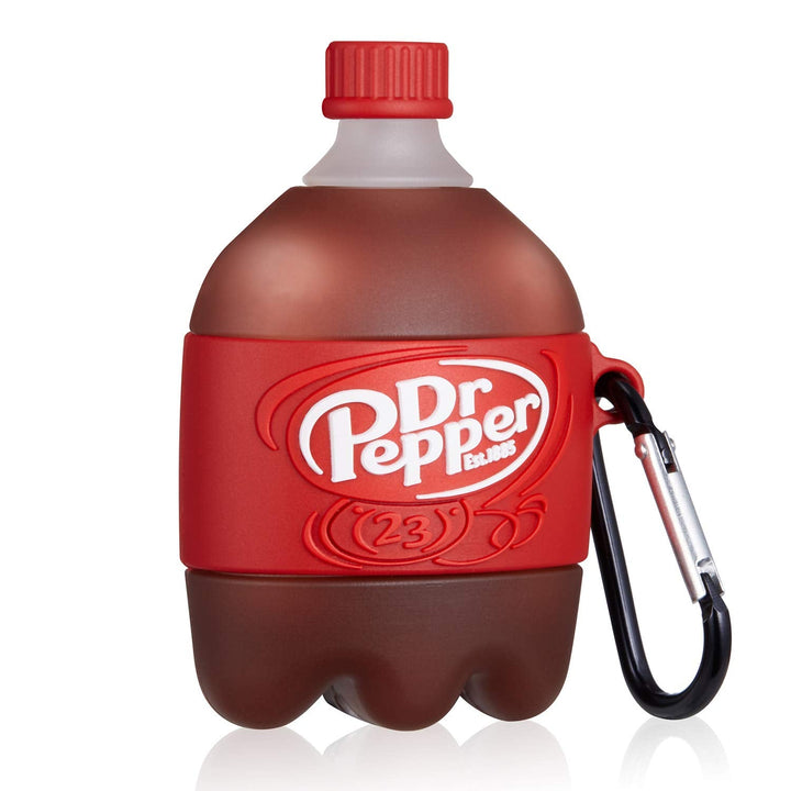 Kawaii Dr Pepper Silicone AirPods Case - DOKUTRONIX