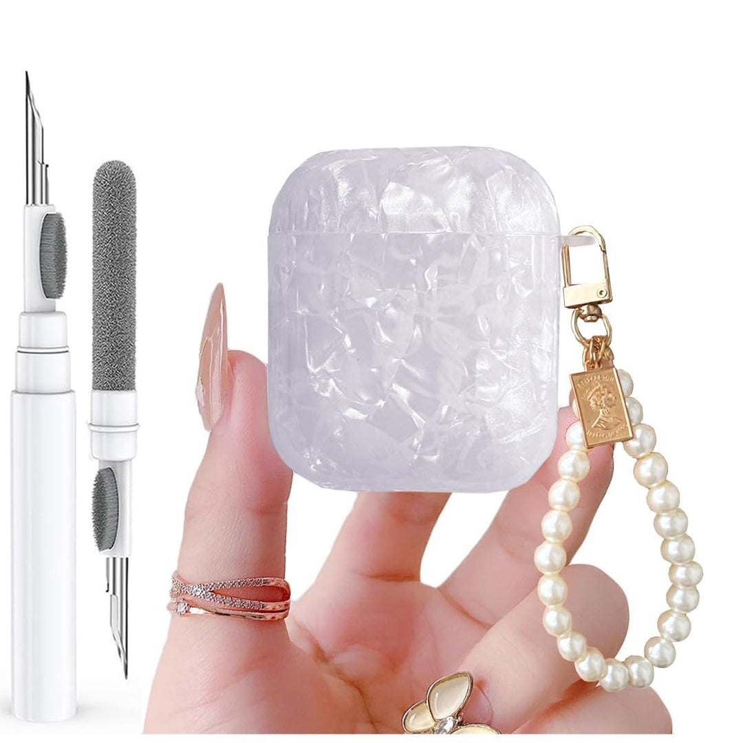 Glitter Pearl AirPods Case & Cleaner Kit - DOKUTRONIX