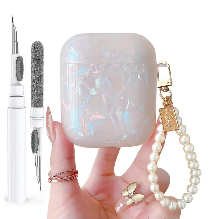 Glitter Pearl AirPods Case & Cleaner Kit - DOKUTRONIX