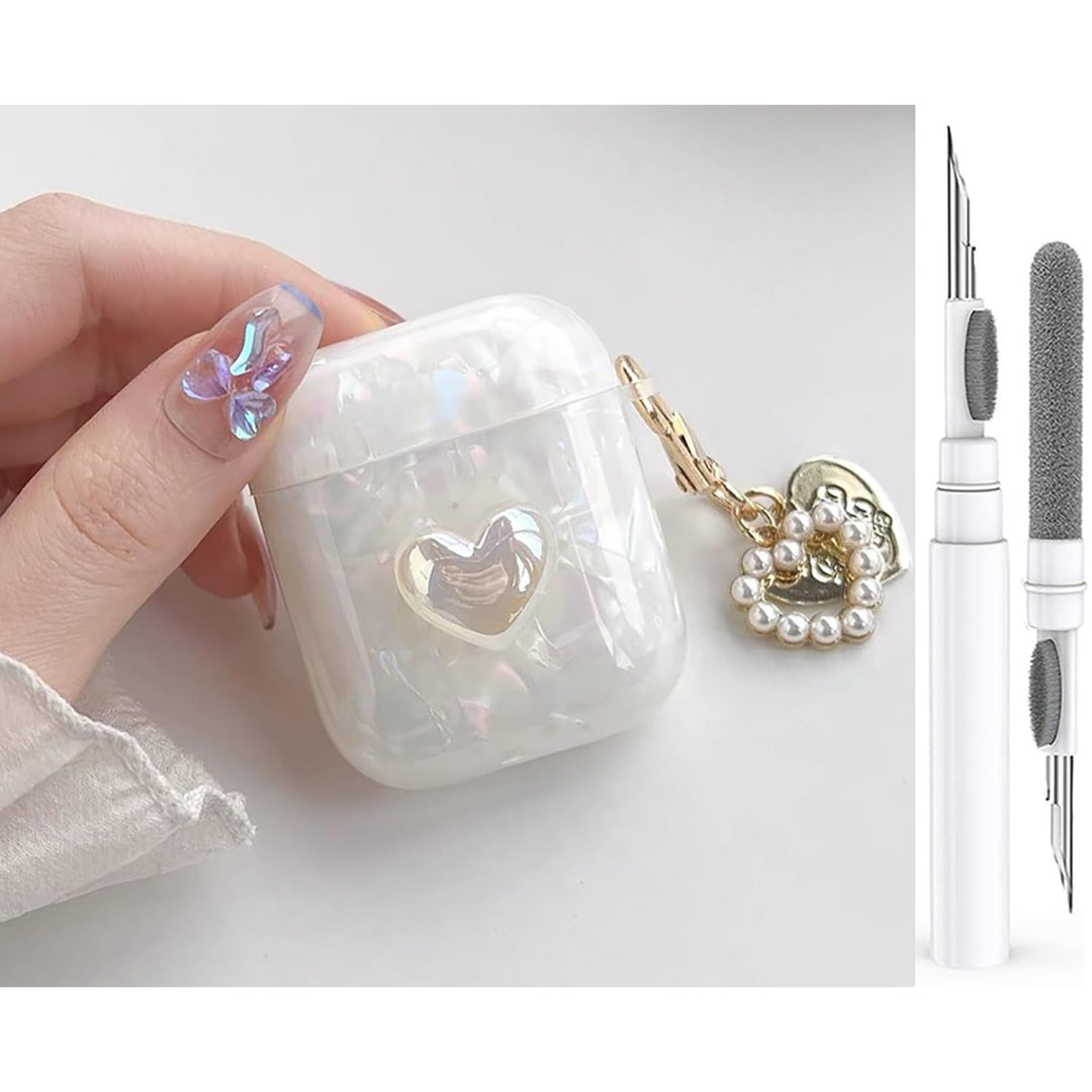 Glitter Pearl AirPods Case & Cleaner Kit - DOKUTRONIX