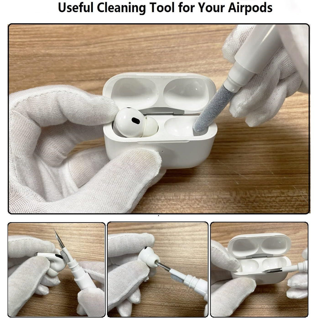 Glitter Pearl AirPods Case & Cleaner Kit - DOKUTRONIX