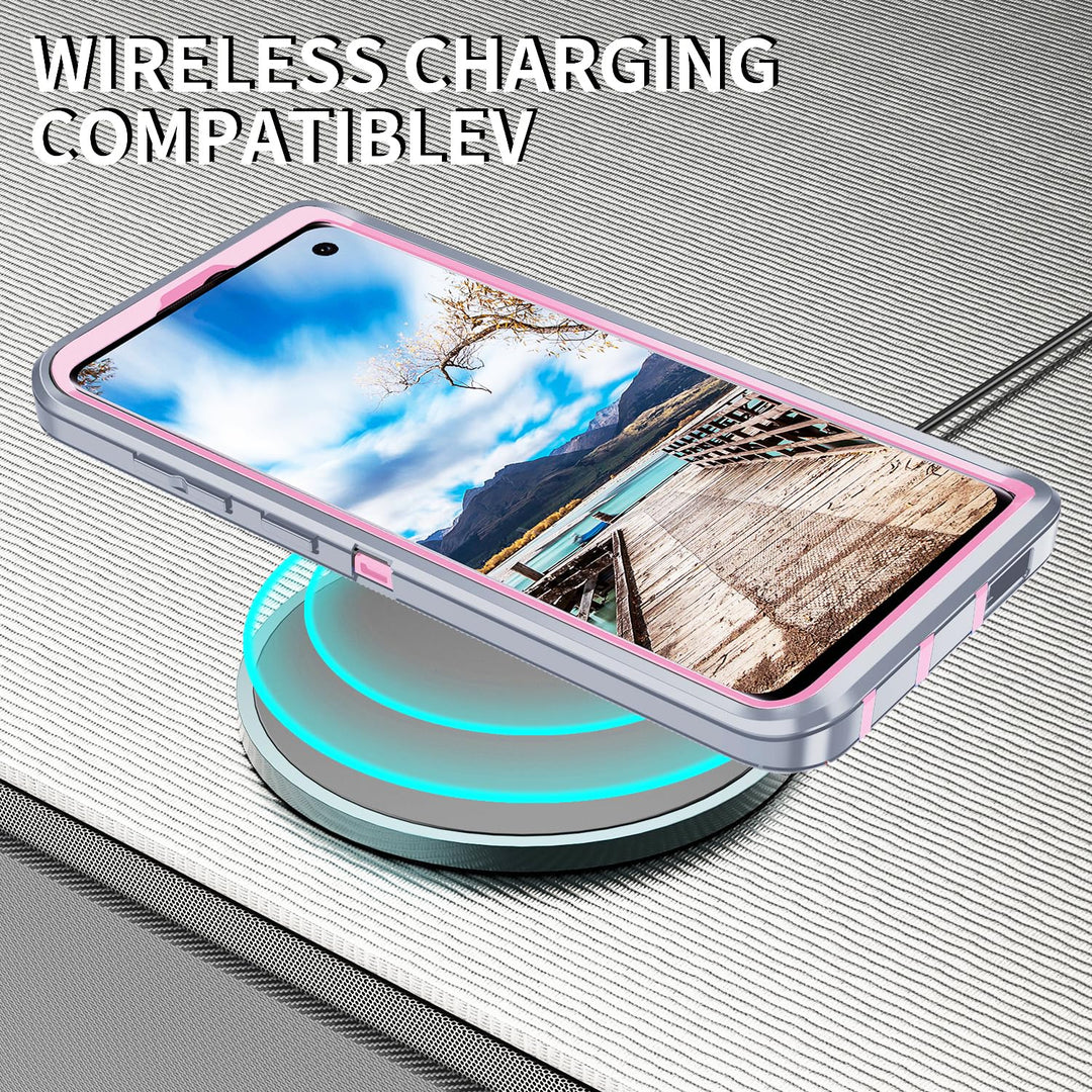 Galaxy S10 Rugged Shield Case - Purple/Pink - DOKUTRONIX