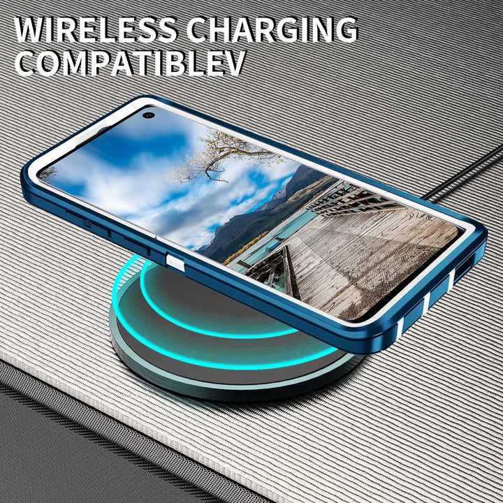 Galaxy S10 Rugged Shield Case - Purple/Pink - DOKUTRONIX