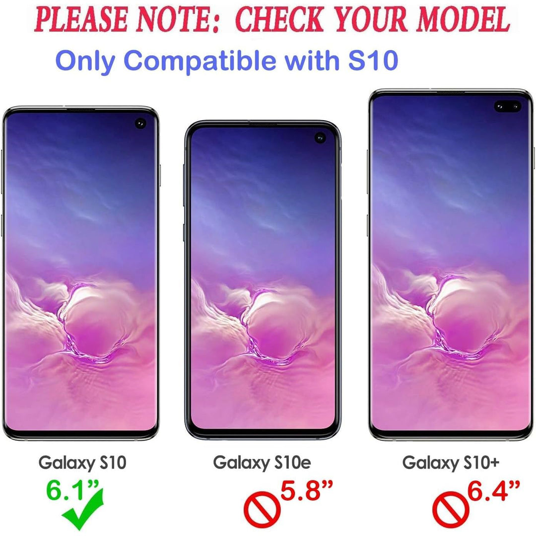 Galaxy S10 Rugged Shield Case - Purple/Pink - DOKUTRONIX