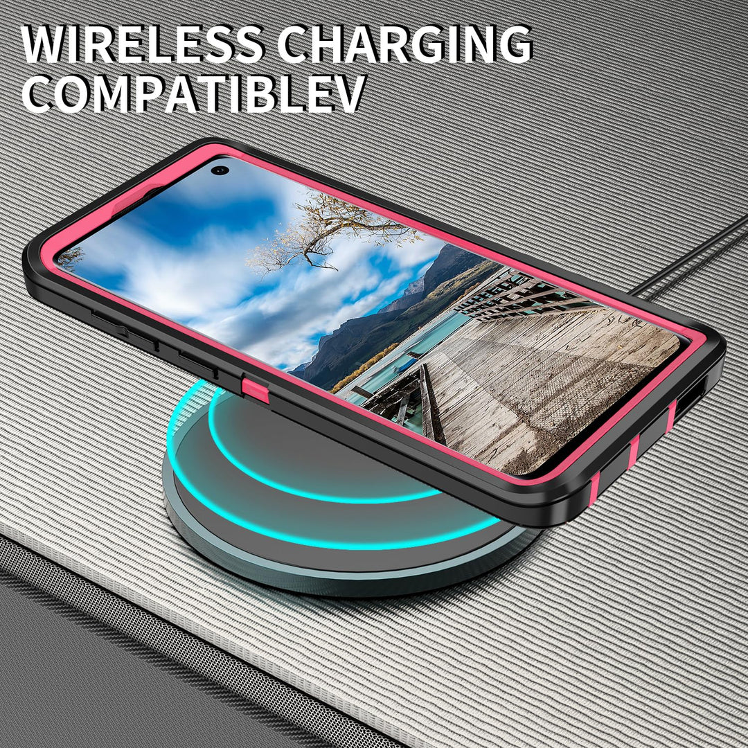 Galaxy S10 Rugged Shield Case - Purple/Pink - DOKUTRONIX