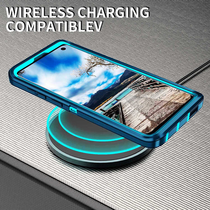 Galaxy S10 Rugged Shield Case - Purple/Pink - DOKUTRONIX
