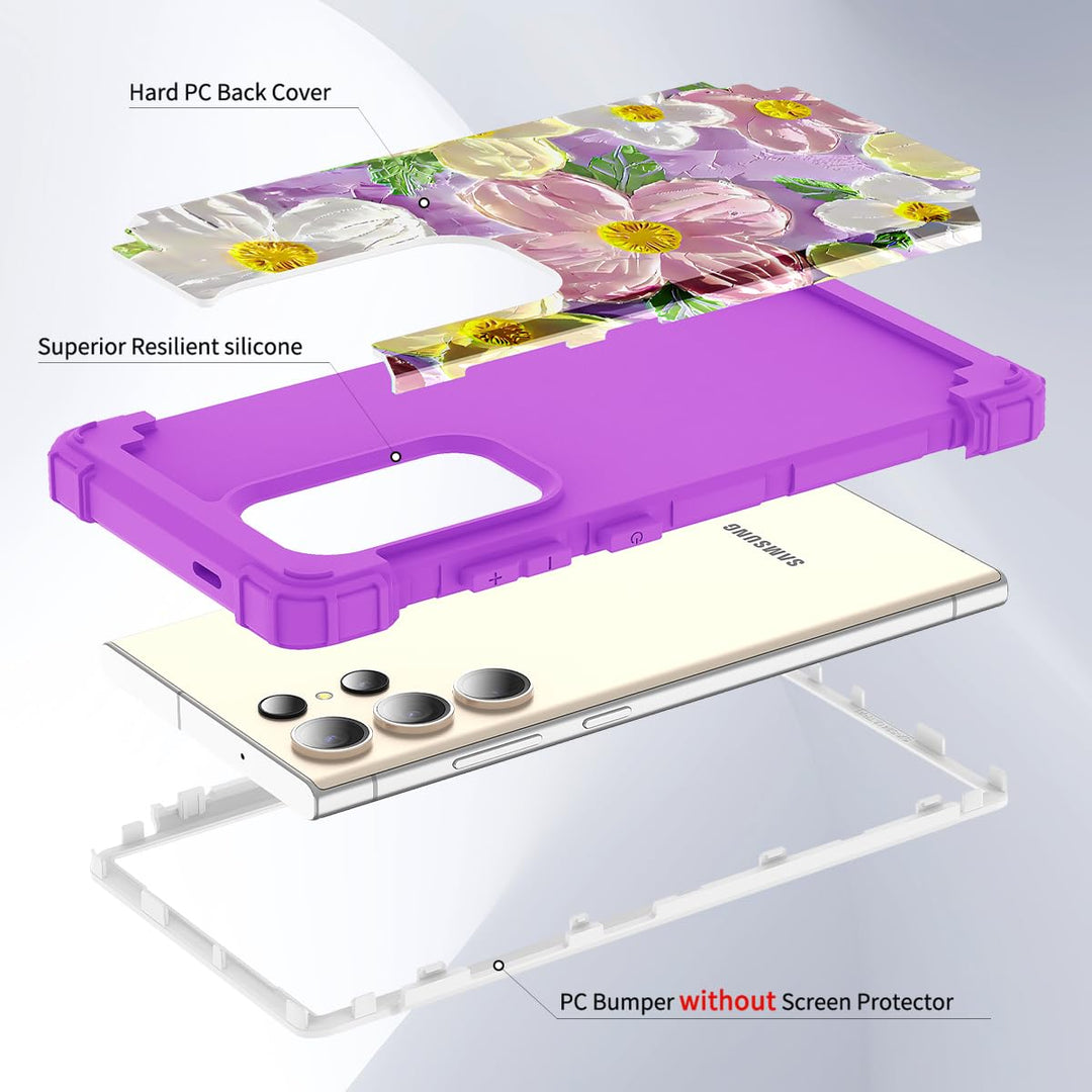 Galaxy S23 Plus 3-in-1 Shockproof Case - DOKUTRONIX