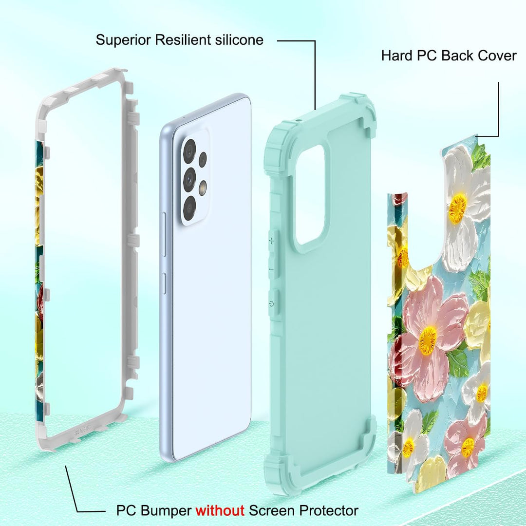 Galaxy S23 Plus 3-in-1 Shockproof Case - DOKUTRONIX