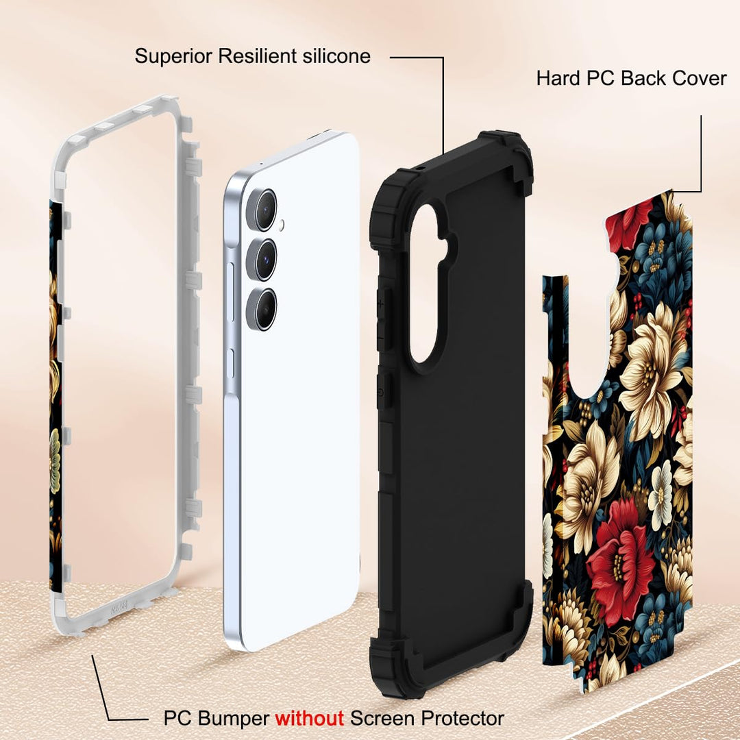 Galaxy S23 Plus 3-in-1 Shockproof Case - DOKUTRONIX