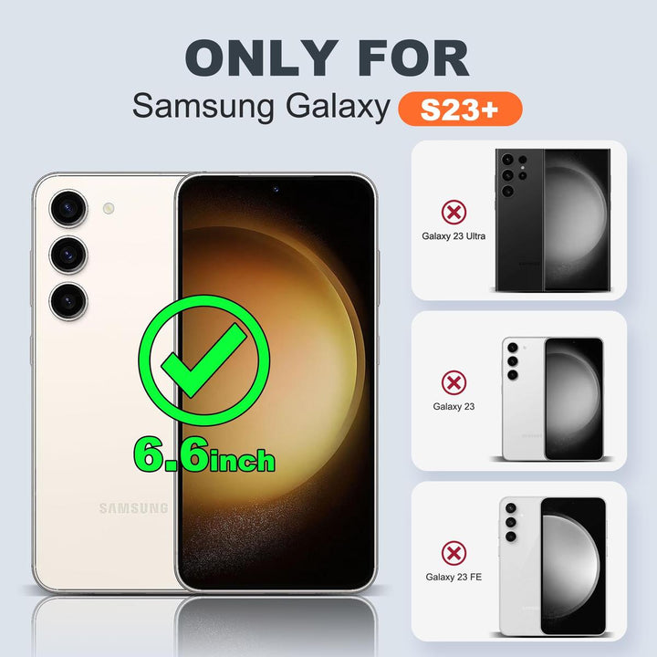 Galaxy S23 Plus 3-in-1 Shockproof Case - DOKUTRONIX