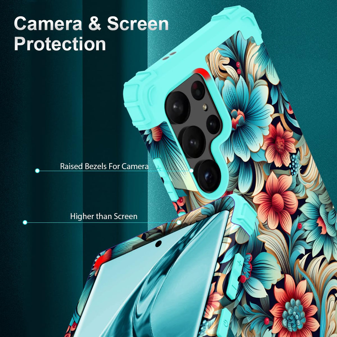 Galaxy S23 Plus 3-in-1 Shockproof Case - DOKUTRONIX