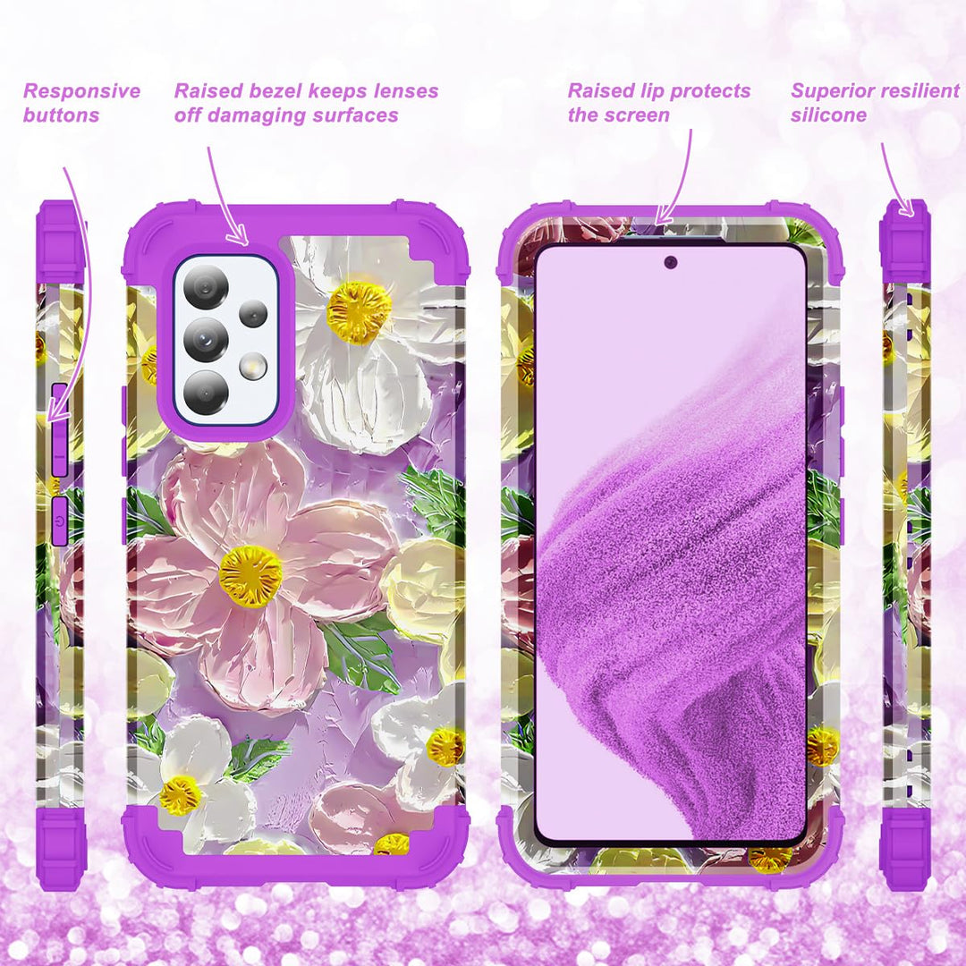 Galaxy S23 Plus 3-in-1 Shockproof Case - DOKUTRONIX