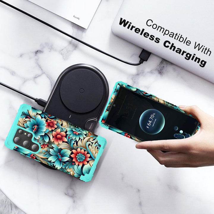 Galaxy S23 Plus 3-in-1 Shockproof Case - DOKUTRONIX