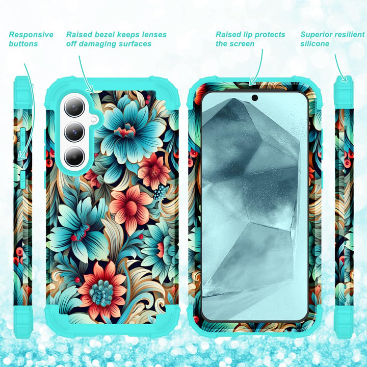 Galaxy S23 Plus 3-in-1 Shockproof Case - DOKUTRONIX