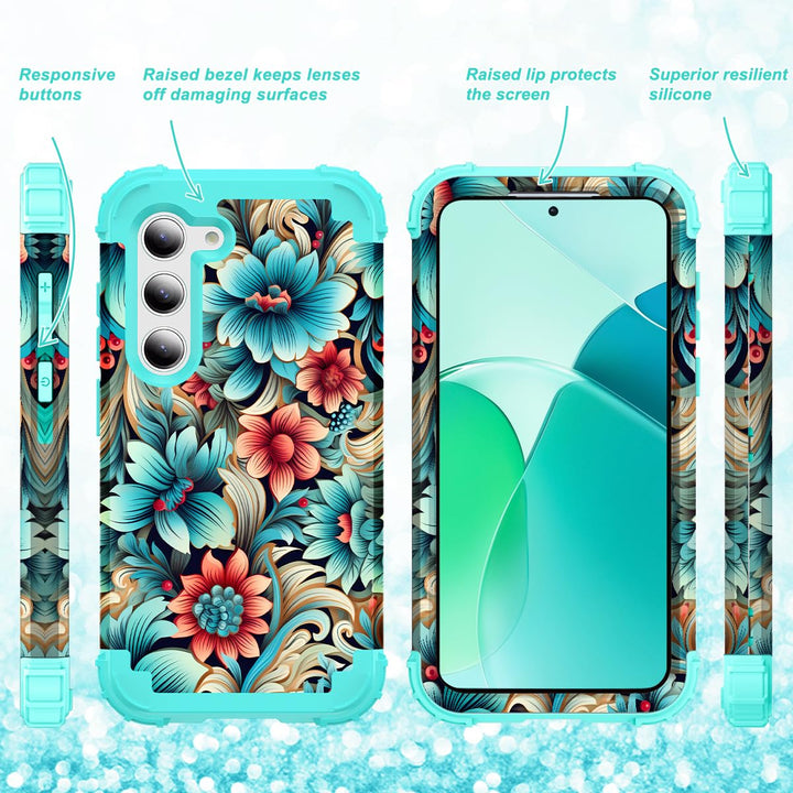 Galaxy S23 Plus 3-in-1 Shockproof Case - DOKUTRONIX