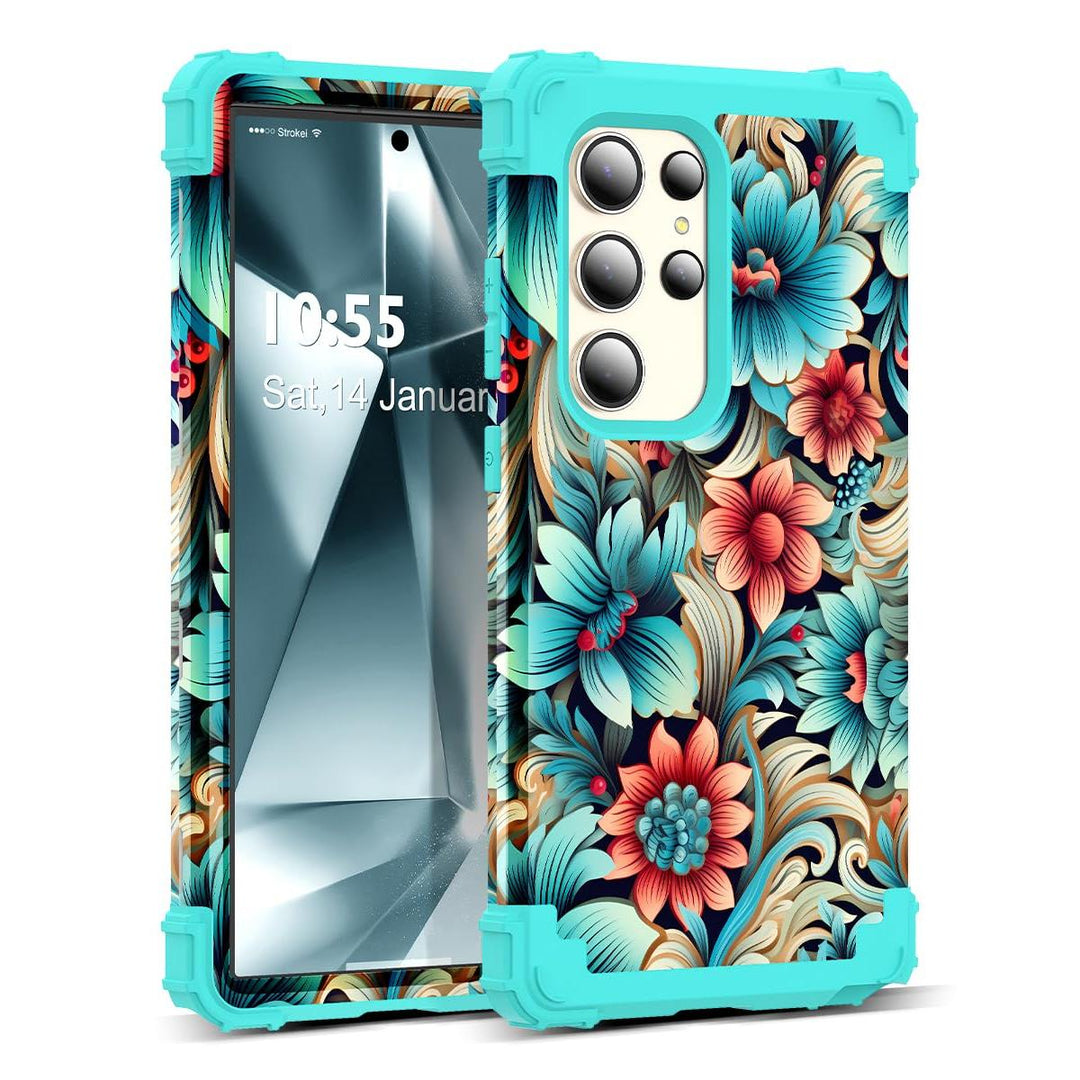 Galaxy S23 Plus 3-in-1 Shockproof Case - DOKUTRONIX