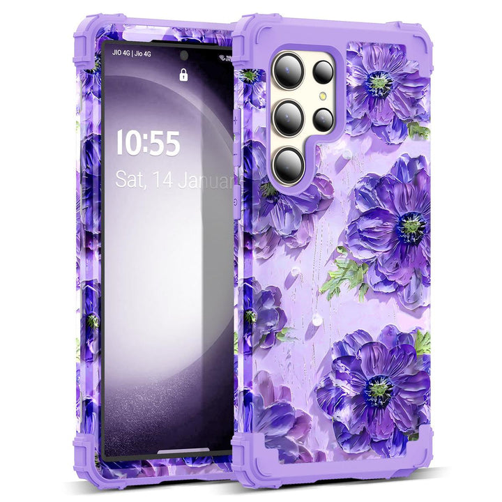 Galaxy S23 Plus 3-in-1 Shockproof Case - DOKUTRONIX