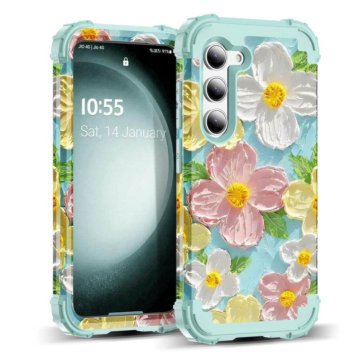 Galaxy S23 Plus 3-in-1 Shockproof Case - DOKUTRONIX