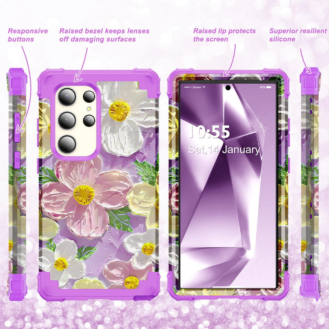 Galaxy S23 Plus 3-in-1 Shockproof Case - DOKUTRONIX