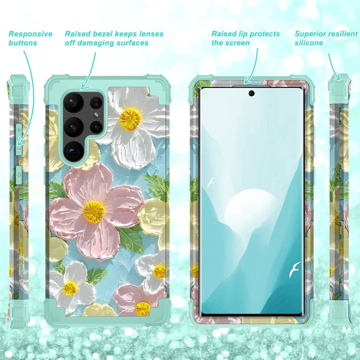 Galaxy S23 Plus 3-in-1 Shockproof Case - DOKUTRONIX