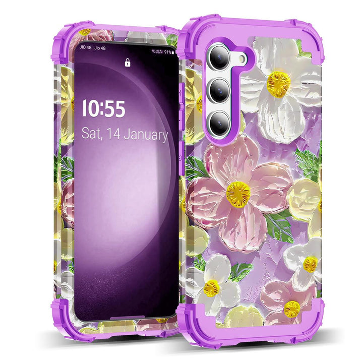Galaxy S23 Plus 3-in-1 Shockproof Case - DOKUTRONIX