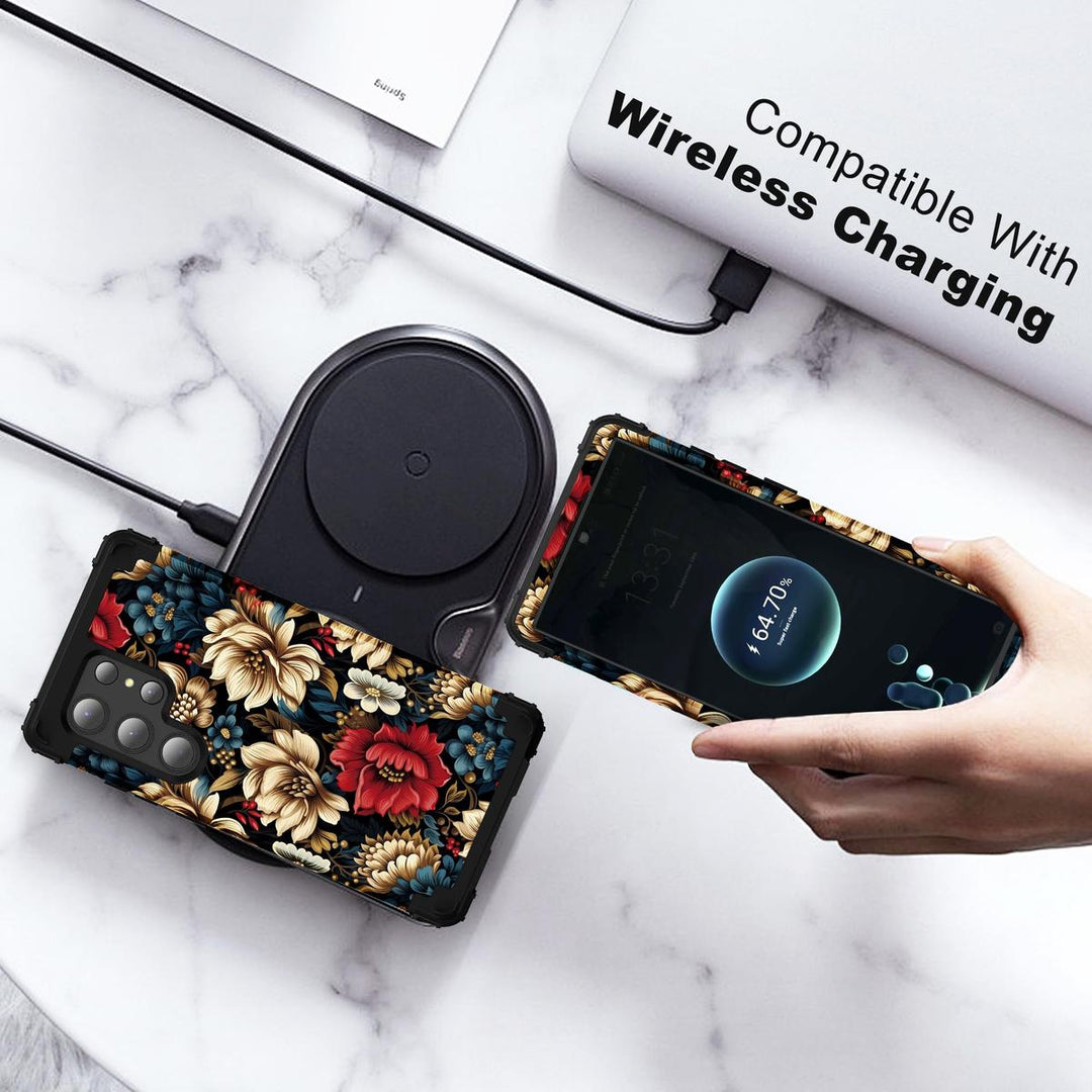 Galaxy S23 Plus 3-in-1 Shockproof Case - DOKUTRONIX