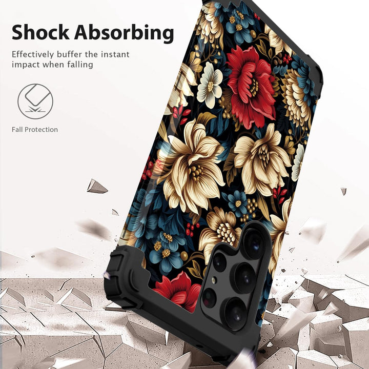 Galaxy S23 Plus 3-in-1 Shockproof Case - DOKUTRONIX