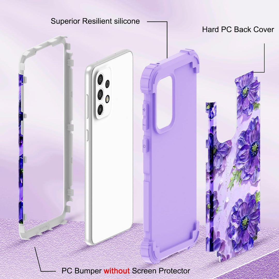 Galaxy S23 Plus 3-in-1 Shockproof Case - DOKUTRONIX