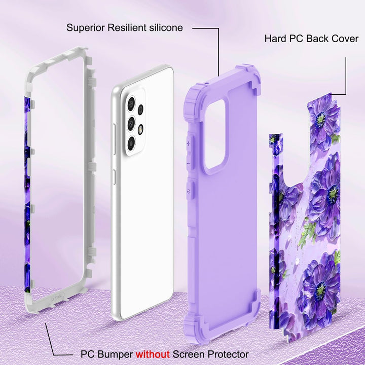 Galaxy S23 Plus 3-in-1 Shockproof Case - DOKUTRONIX