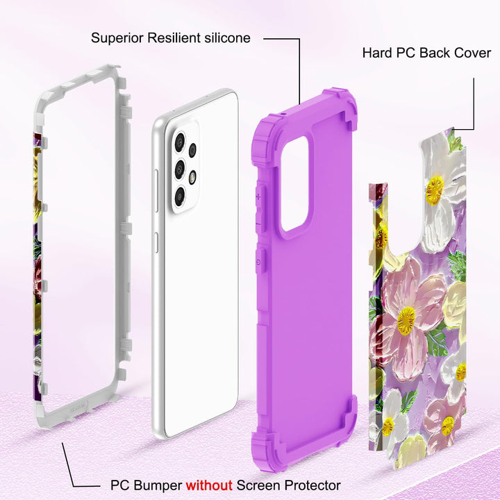 Galaxy S23 Plus 3-in-1 Shockproof Case - DOKUTRONIX