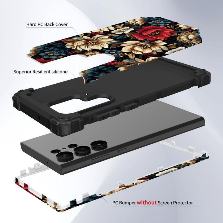 Galaxy S23 Plus 3-in-1 Shockproof Case - DOKUTRONIX