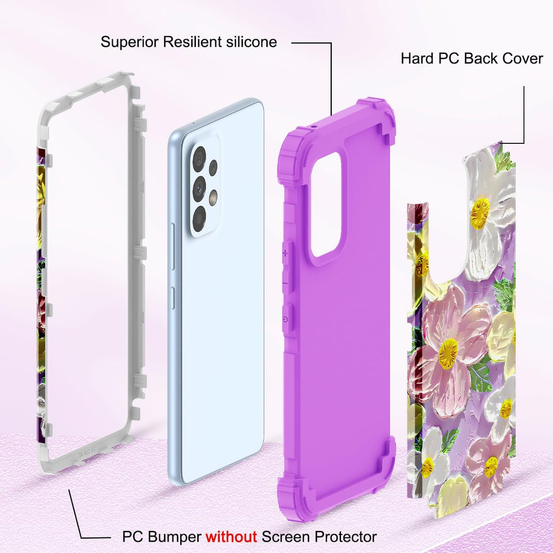 Galaxy S23 Plus 3-in-1 Shockproof Case - DOKUTRONIX