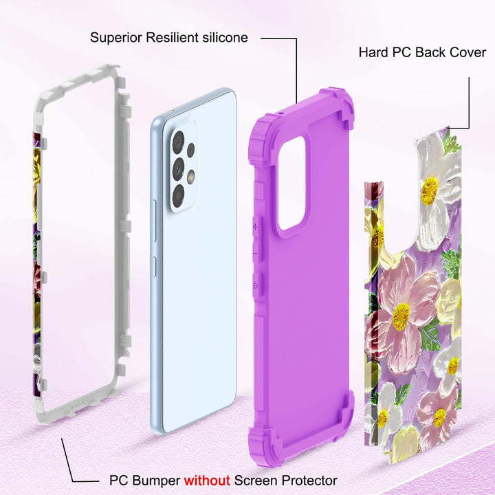 Galaxy S23 Plus 3-in-1 Shockproof Case - DOKUTRONIX