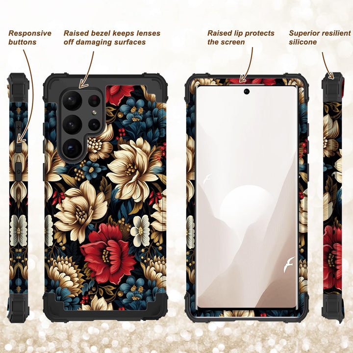 Galaxy S23 Plus 3-in-1 Shockproof Case - DOKUTRONIX