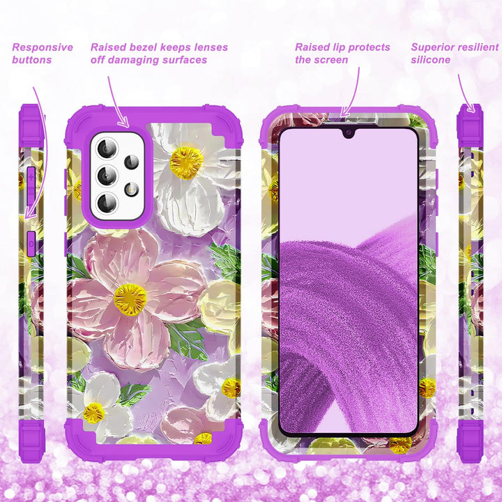 Galaxy S23 Plus 3-in-1 Shockproof Case - DOKUTRONIX