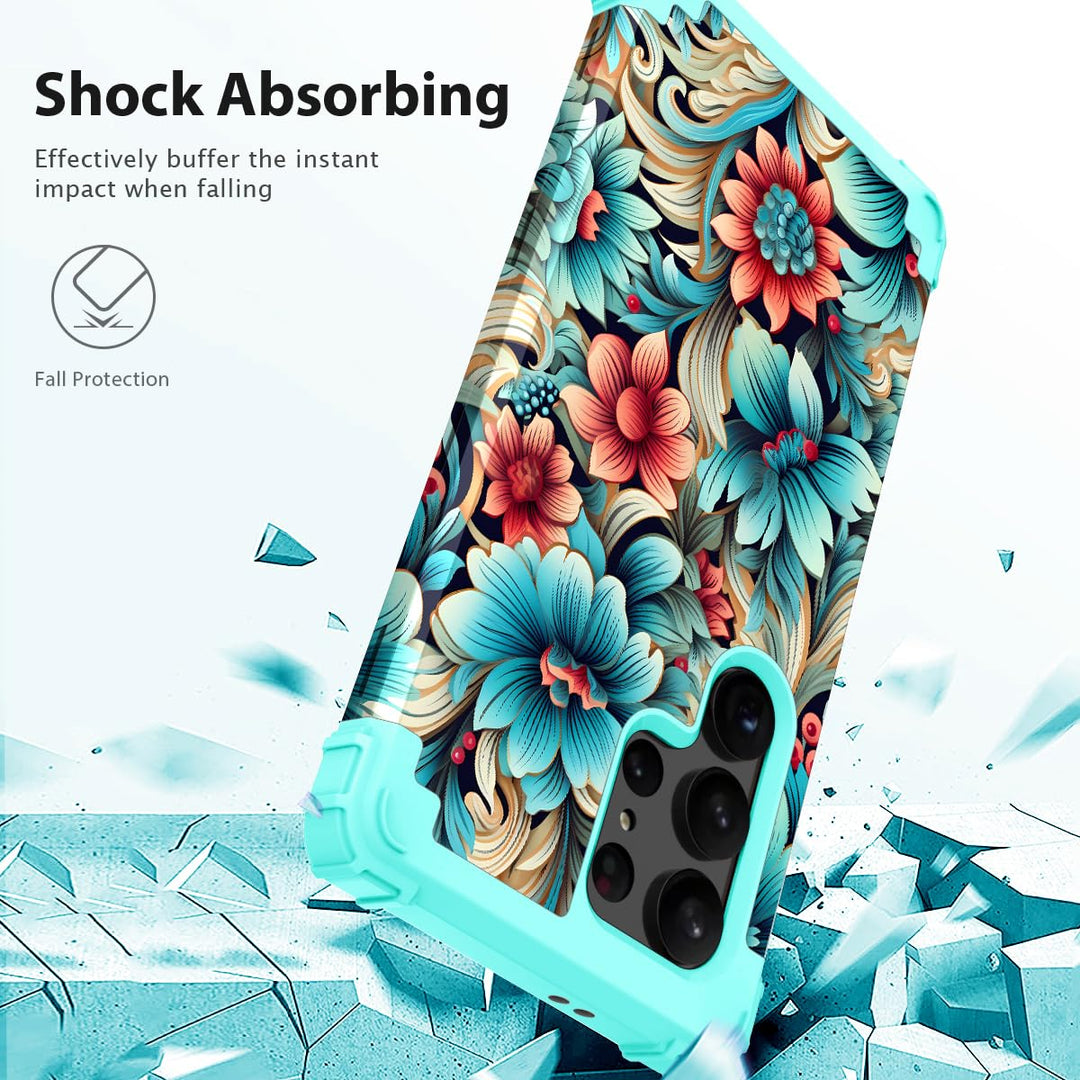 Galaxy S23 Plus 3-in-1 Shockproof Case - DOKUTRONIX