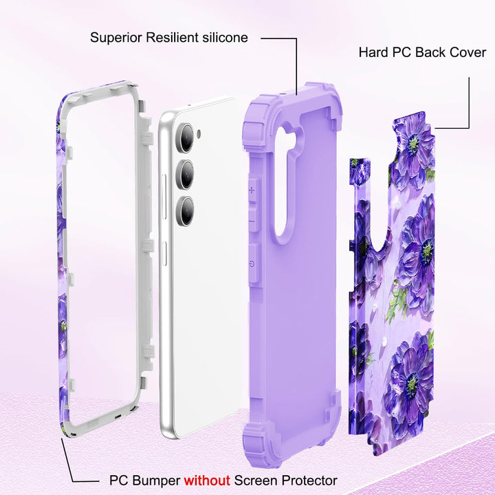 Galaxy S23 Plus 3-in-1 Shockproof Case - DOKUTRONIX