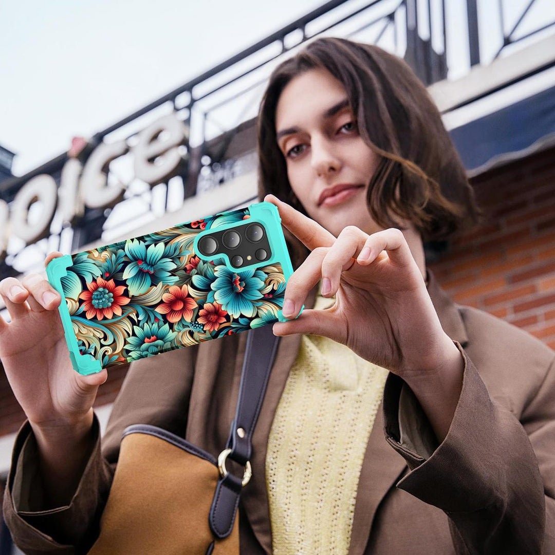 Galaxy S23 Plus 3-in-1 Shockproof Case - DOKUTRONIX