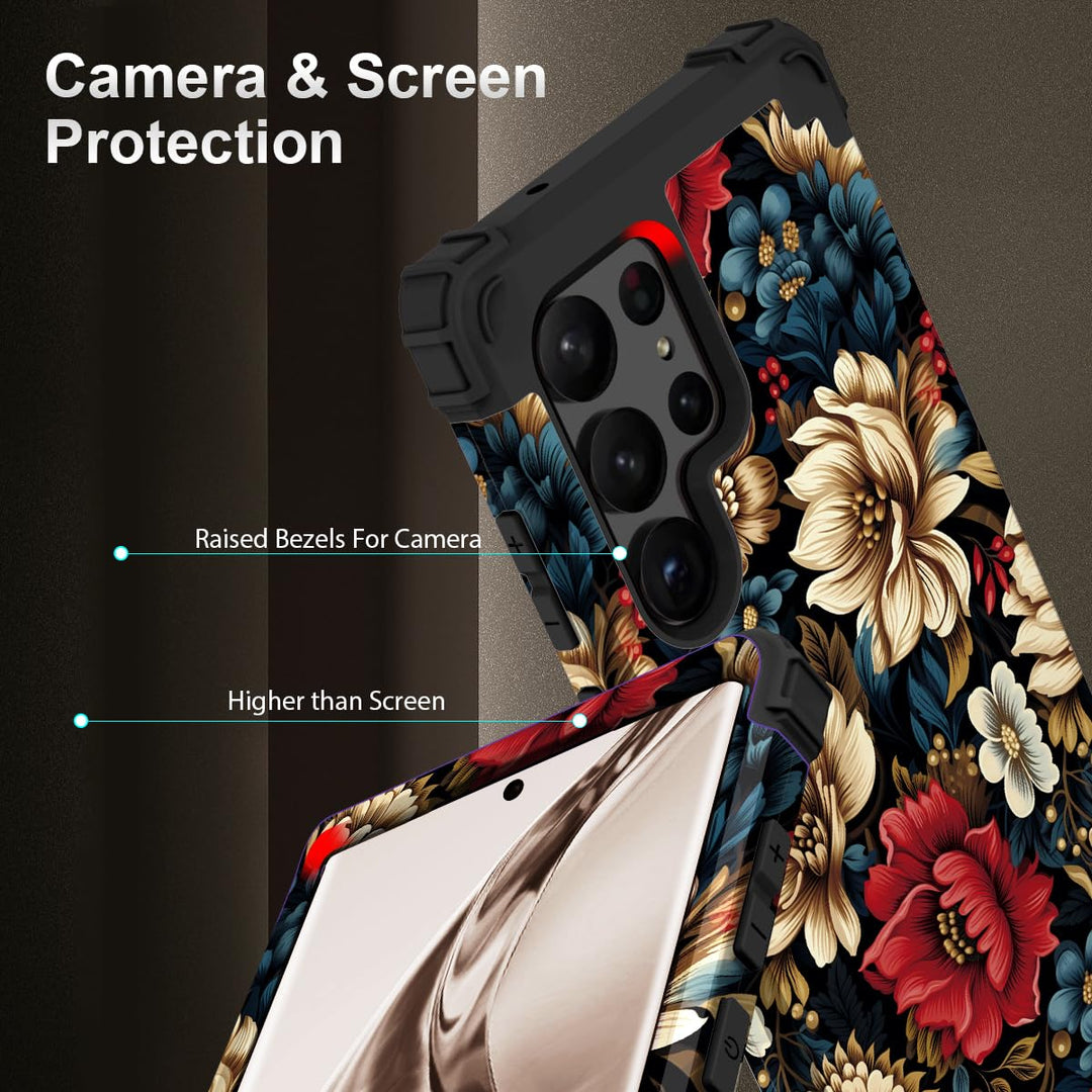 Galaxy S23 Plus 3-in-1 Shockproof Case - DOKUTRONIX